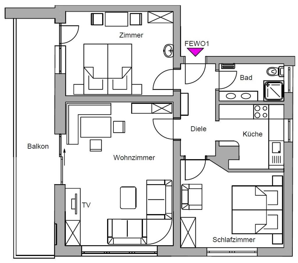Haus Birgit Lägenhet Walchsee Exteriör bild